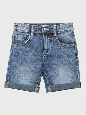 United Colors Of Benetton United Colors Of Benetton Jeans kratke hlače 4XA2G900U Modra Slim Fit