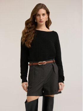 Motivi Motivi Sweter M200E002150N033 Czarny Regular Fit