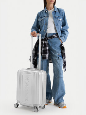 Hunter Hunter Βαλίτσα Καμπίνας CEO-HUNTER-S-002-08 Ασημί