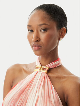 Elisabetta Franchi Elisabetta Franchi Ljetna haljina ABR4752E2 CP9 Crvena Regular Fit