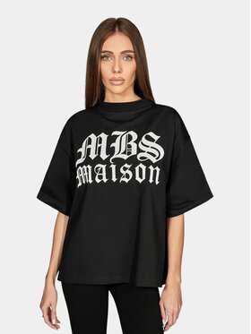 MADE BY SOCIETY MADE BY SOCIETY T-Shirt Gothic Statement - T27862 Czarny Basic Fit