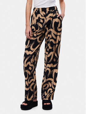 Pieces Pieces Riidest püksid Merita 17147636 Beež Regular Fit
