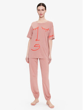 Triumph Triumph Pyjama 10214839 Braun Relaxed Fit