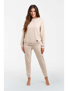 Italian Fashion Italian Fashion Dres Panama Beżowy Regular Fit