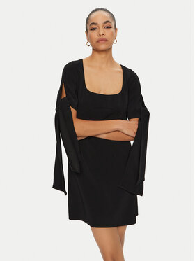 PINKO PINKO Sukienka koktajlowa Verdicchio 103223 7624 Czarny Regular Fit