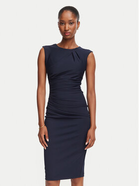 Rinascimento Rinascimento Koktel haljina CFC0130273003 Tamnoplava Slim Fit