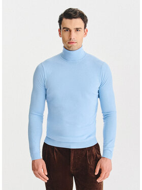 Pako Lorente Pako Lorente Sweter P25WB-2X-025 Niebieski Classic Fit
