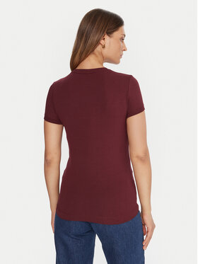 Guess Guess T-Shirt W2YI44 J1314 Μπορντό Regular Fit