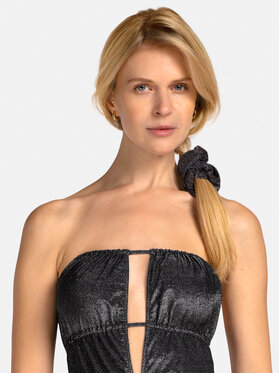 Miss Lou Miss Lou Elastico per capelli A-LG1-CZ Nero