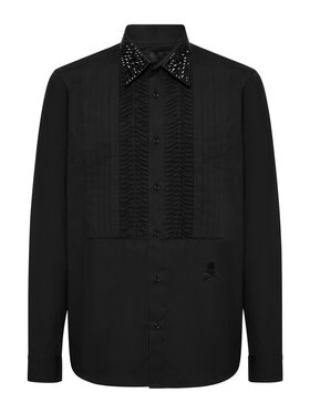 PHILIPP PLEIN PHILIPP PLEIN Košile 22543 Černá Slim Fit