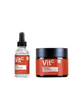 Dr Botanicals Dr Botanicals Serum z witaminą C i kwasem hialuronowym i krem z witaminą C i E 60 ml Serum