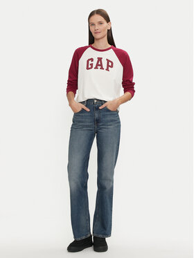 Gap Bluza 534389-00 Rdeča Relaxed Fit