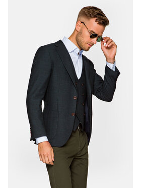 Lancerto Lancerto Marynarka Dalarna Zielony Regular Fit