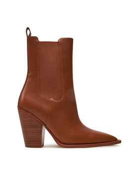 Michael Kors Michael Kors Kovbojská obuv Leni Leather Boot 40T4LNHE5L Hnědá