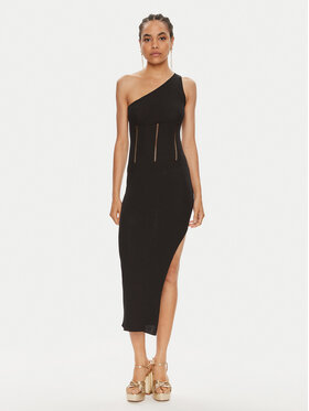 TWINSET TWINSET Трикотажна сукня 241TT3151 Чорний Slim Fit