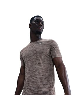Nike Nike T-Shirt Dri-Fit New Veneer Fitness Szary Regular Fit