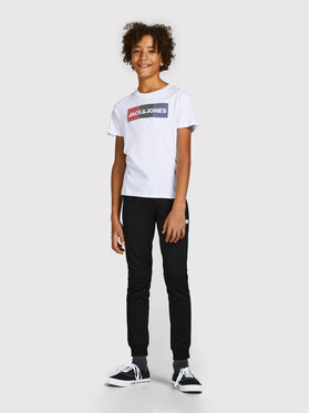 Jack&Jones Junior Spodnji Del Trenirke Will 12189809 Črna Regular Fit