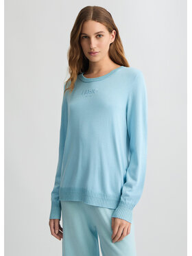 Liu Jo Liu Jo Bluzka TA5060MS49I34411 Błękitny Regular Fit