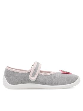 Nelli Blu Nelli Blu Papuci de casă BALERINKI MOTYL IV Gri