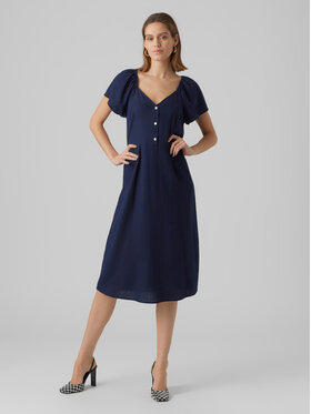 Vero Moda Vero Moda Každodenní šaty Mymilo 10282500 Tmavomodrá Regular Fit