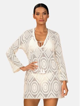 Feba Feba Vestito da spiaggia F235 Écru