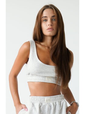 MissDenim MissDenim Top Flippy Top Szary Basic Fit