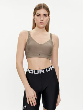 Under Armour Under Armour Спортен сутиен Ua Infinity Low Strappy Bra 1384128-200 Сив Fitted Fit