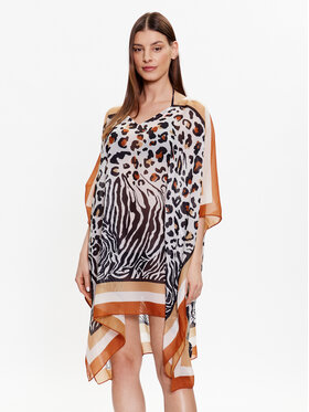 Liu Jo Beachwear Liu Jo Beachwear Pončo VA3001 T4902 Béžová Relaxed Fit