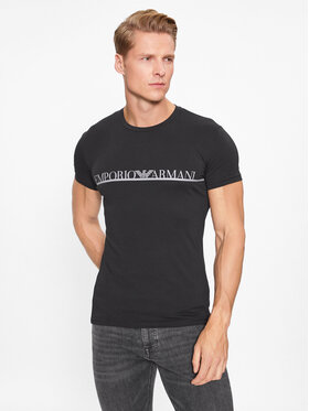 Emporio Armani Underwear Emporio Armani Underwear Póló 111035 3F729 00020 Fekete Regular Fit