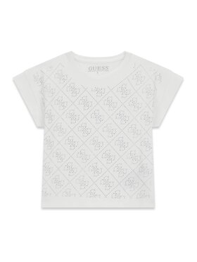 Guess Kids Guess Kids Top 176173 Biały Classic Fit