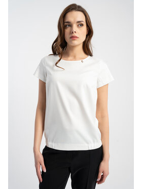 CLICK CLICK Blúzka 10-6857 Biela Regular Fit