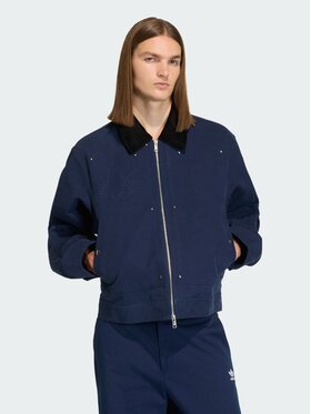 adidas adidas Kurtka przejściowa 159053 Błękitny Loose Fit