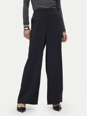 Vero Moda Vero Moda Bavlnené nohavice Josie 10303759 Čierna Wide Leg