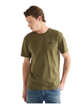 Wrangler Wrangler T-Shirt 112388207 Zielony Regular Fit