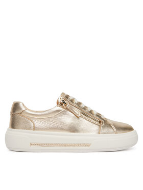 Clarks Clarks Sneakersy Hollyrose Zip 26185916 Złoty