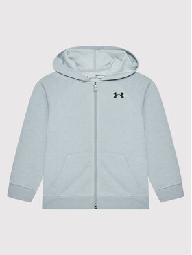 Under Armour Under Armour Суитшърт Ua Rival Cotton Full Zip 1357613 Сив Loose Fit