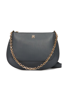 Tommy Hilfiger Tommy Hilfiger Τσάντα Th Glam Conv Med Crossover AW0AW18143 Γκρι