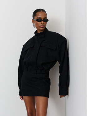 La Mania La Mania Kurtka bomber ALBA Czarny Classic Fit