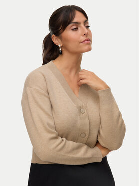 Vero Moda Vero Moda Cardigan Gold Art 10332210 Bej Regular Fit