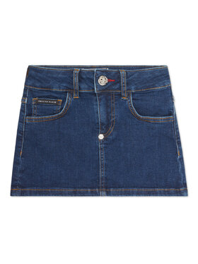 PHILIPP PLEIN PHILIPP PLEIN Gonna di jeans 20157 Celeste Comfort Fit