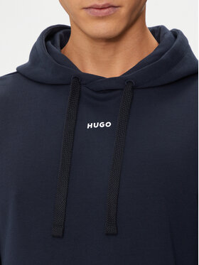 Hugo Majica Dugih Rukava Dapo 50486478 Tamnoplava Relaxed Fit