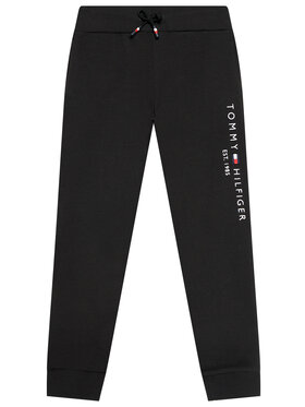 Tommy Hilfiger Tommy Hilfiger Spodnji del trenirke Essential KS0KS00214 Črna Regular Fit