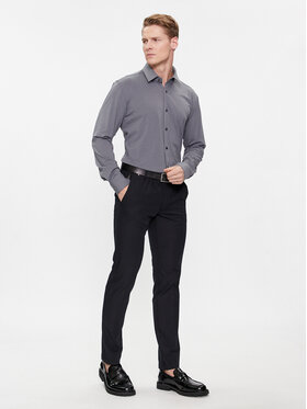 Boss Košulja P-Hank-S-Kent-C1-222 50508730 Srebrna Slim Fit