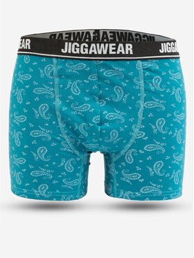 Jigga Wear Jigga Wear Bokserki Bokserki Jasne Niebieskie Jigga Wear Paisley M Zielony