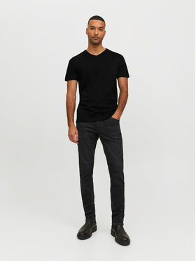 Jack&Jones Majica Basic 12156102 Črna Standard Fit