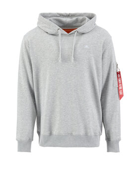 Alpha Industries Alpha Industries Bluza X-Fit Hoodie Szary Regular Fit