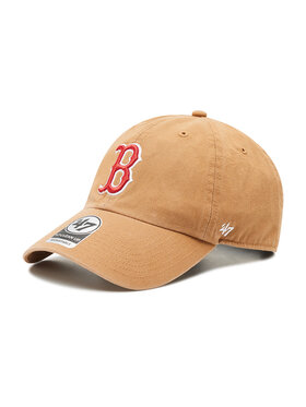 47 Brand 47 Brand Šiltovka Boston Red Sox Bw 47 Clean Up B-NLRGW02GWS-QL Hnedá