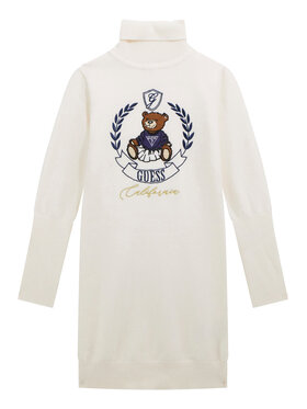 Guess Guess Трикотажна сукня J5BK21 Z3GS0 Écru Regular Fit