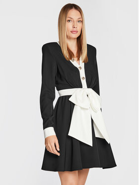 Babylon Babylon Коктейльна сукня R_S00815 Чорний Regular Fit