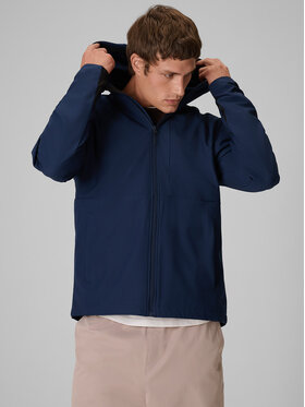 4F 4F Kurtka przejściowa URBAN COMMUTER Granatowy Regular Fit